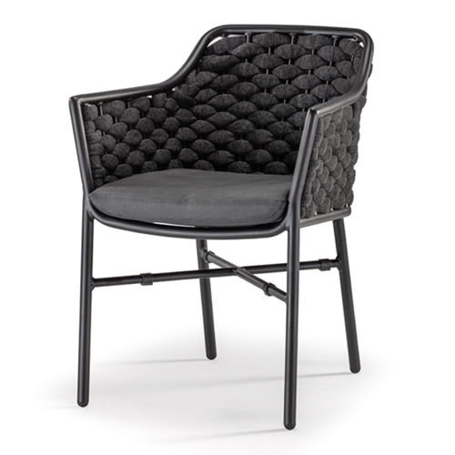 现代风格椅子 - Panama Armchair - GRATTONI S.R.L. - 户外 / 橡胶 / 绳编