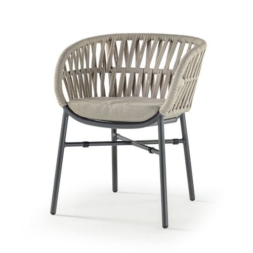 现代风格椅子 - TAHITI ARMCHAIR - GRATTONI S.R.L. - 户外 / 聚烯烃 / 绳编