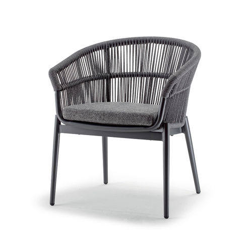 现代风格椅子 - TROPEA ARMCHAIR - GRATTONI S.R.L. - 户外 / 绳编 / Textilene® 材质