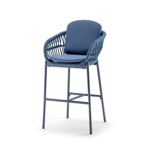 绳编吧椅 - ELBA ROPE STOOL - GRATTONI S.R.L. - 现代风格 / 户外 / 布料