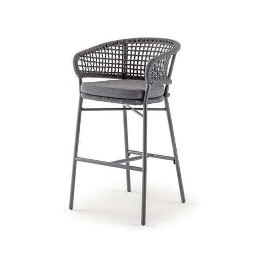 现代风格吧椅 - ATOL STOOL  - GRATTONI S.R.L. - 户外 / 布料 / 绳编