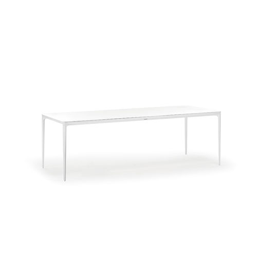 现代风格桌 - BAHAMAS ALU TABLE - GRATTONI S.R.L. - 铝制 / 铝座桌脚 / 长方形