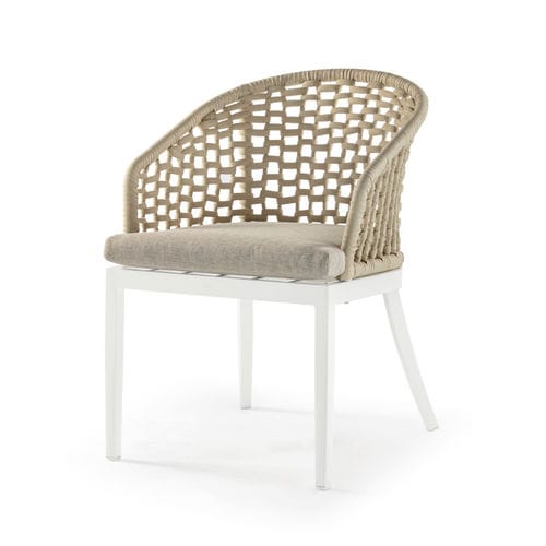 现代风格椅子 - KOS ARMCHAIR - GRATTONI S.R.L. - 户外 / 橡胶 / 绳编