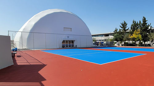 PVC膜充气结构 - BASKETBALL FIELD COVER  - Vector - 用于运动设施 / 建筑物 / 学校用