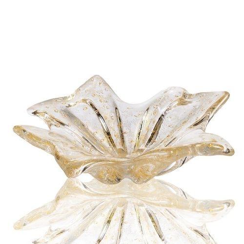 穆拉诺玻璃餐桌中央摆饰 - Golden star - Wave Murano Glass srl - 吹制玻璃 / 现代风格 / 手工