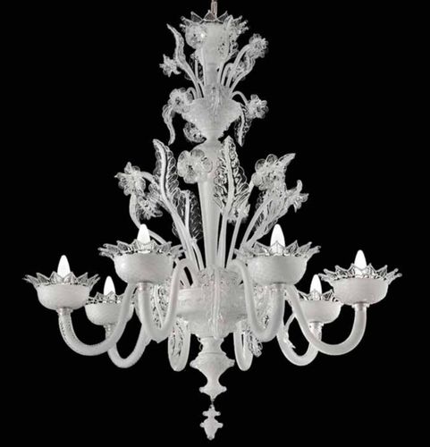 传统风格枝形吊灯 - SCHUMANN - Wave Murano Glass srl - 穆拉诺玻璃 / 吹制玻璃 / 三灯泡