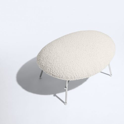 现代风格坐墩 - CLOCHE - Piaval srl - 布料 / 山毛榉木 / 金属
