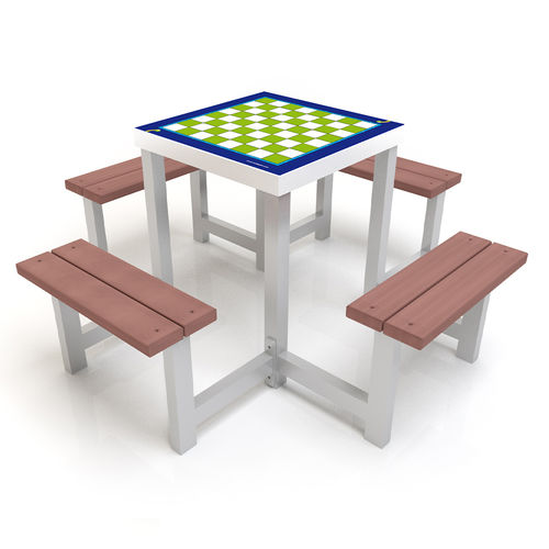 户外国际象棋桌 - JOC-98A-MT  - mobipark - 现代风格 / 游乐场 / WPC