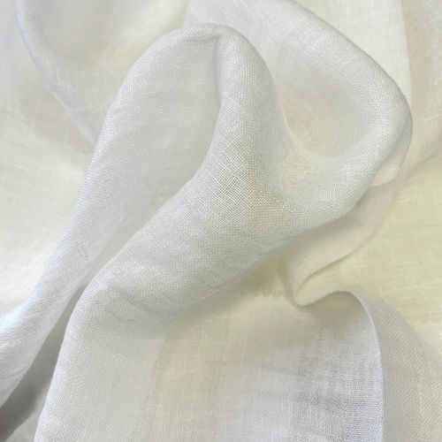 窗帘面料 - VOLCANO-WHITE-YEO - Ciesse Tendaggi srl - 单色 / 亚麻 / 可水洗
