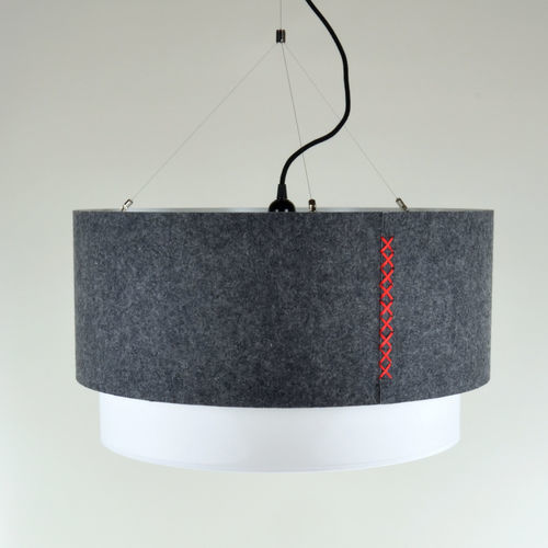 吊灯 - TAMBOR SATURN  - Aclara Lighting - 金属 / 布料 / 现代风格