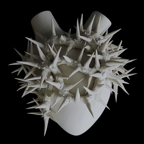 现代风格花瓶 - H-1 SPINAE - ELICA STUDIO - 瓷质 / 壁挂 / 悬挂式