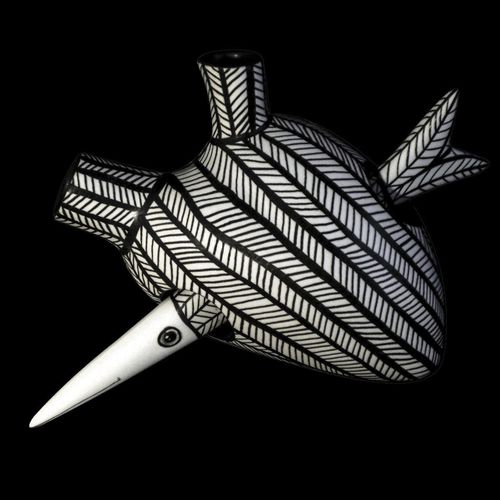 现代风格花瓶 - H-6 TRANSFISH - ELICA STUDIO - 瓷质 / 手工 / 墙壁