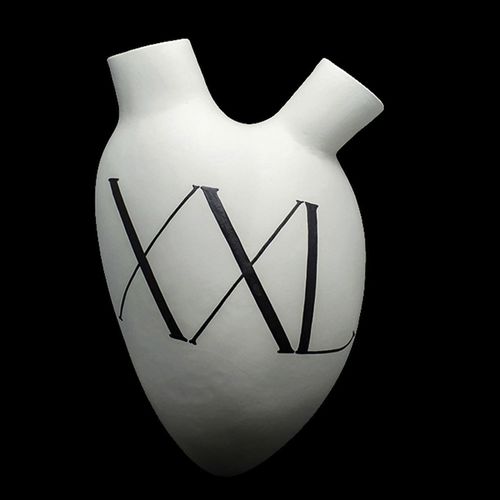 现代风格花瓶 - H-9 XXL - ELICA STUDIO - 瓷质 / 手工 / 意大利制造