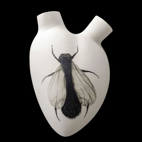 现代风格花瓶 - FLY - ELICA STUDIO - 瓷质 / 墙壁 / 手工