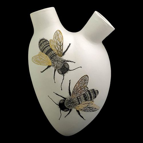 现代风格花瓶 - BEES - ELICA STUDIO - 瓷质 / 墙壁 / 手工