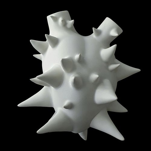 现代风格花瓶 - CHORISIA - ELICA STUDIO - 瓷质 / 墙壁 / 手工