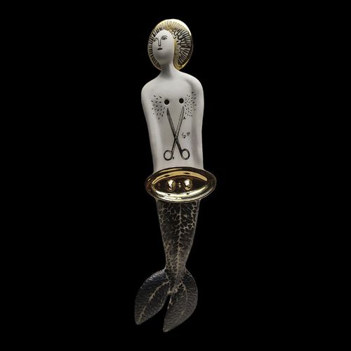 瓷质雕塑 - SYS 22 BREAST - ELICA STUDIO - 金色瓷器 / 手工 / 意大利制造