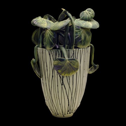 现代风格花瓶 - BEGONIAS - ELICA STUDIO - 瓷质 / 手工 / 置于地面上