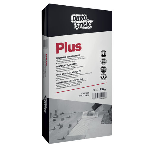 固结砂浆胶合剂 - Plus - DUROSTICK - 粘贴式 / 用于瓷砖 / 水泥