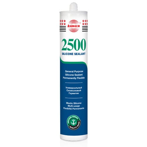 弹力胶合剂 - Asmaco 2500 - ANCHOR ALLIED - 硅树脂基底 / 用于金属 / 用于玻璃