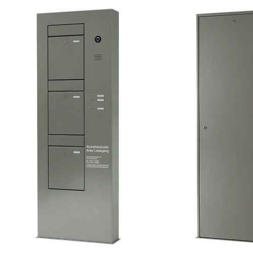 落地式信箱 - STELE INSTALLATION DEPTH 152 MM - Ju-Metall- warenfabrik - 独立型 / 带包裹箱