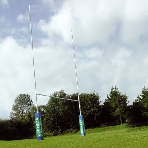 待封存橄榄球门立柱 - Edwards Sports - 钢 / 白色 / 热漆处理