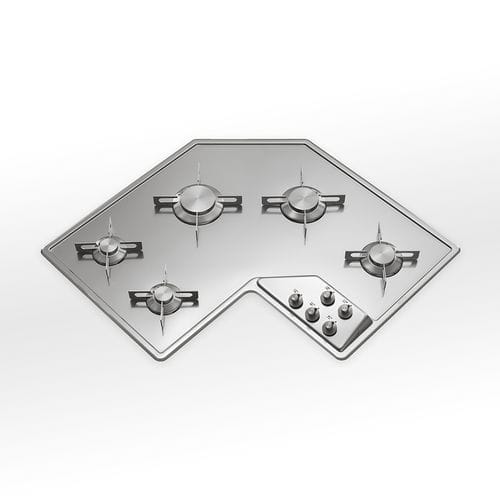 燃气灶台 - F 583/5G  - ALPES-INOX - 5眼 / 嵌入式 / 带杠杆
