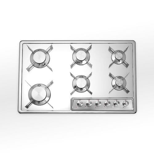 燃气灶台 - F 579/6G - ALPES-INOX - 6眼 / 嵌入式 / 带杠杆