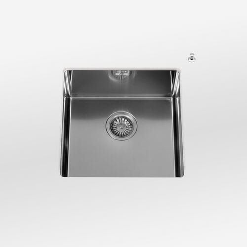 下装式厨房水槽 - radius 12 VSR  - ALPES-INOX - 1 槽式 / 无排水板 / 不锈钢