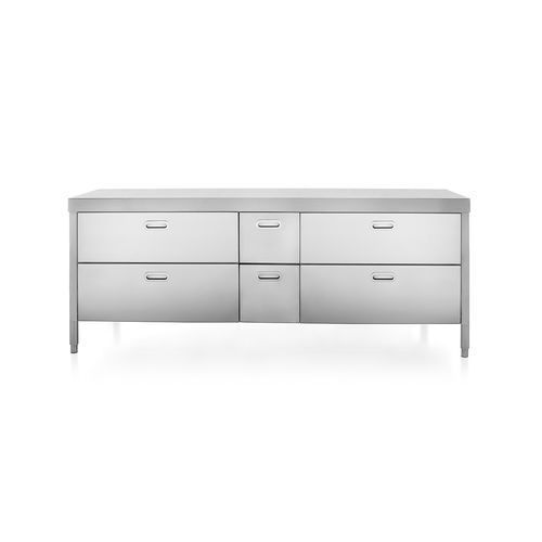 独立整体厨房组件 - 220C-CONTENIMENTO/3 - ALPES-INOX - 独立式 / 带抽屉