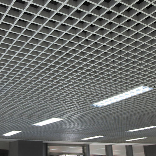 铝制吊顶 - Foshan Henglicai Building Materials Co.,Ltd. - 板式 / 办公室 / 用于会议大厅