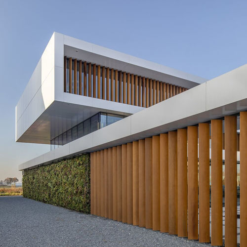 外墙夹芯板 - Foshan Henglicai Building Materials Co.,Ltd. - 墙面 / 两面铝制 / 铝制蜂窝内芯
