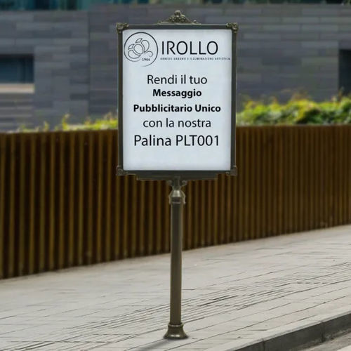 广告布告板 - PLT001 - irollo - 高脚 / 市政 / 铸铁