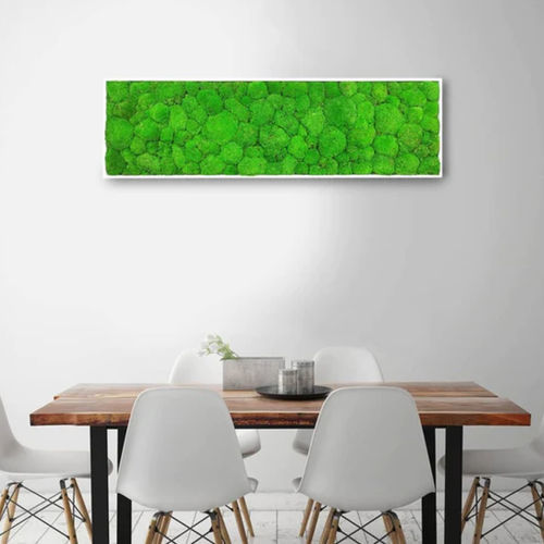 稳定植物画框 - STABILIZED 40X140 - naturall green - 天然 / 苔藓 / 室内