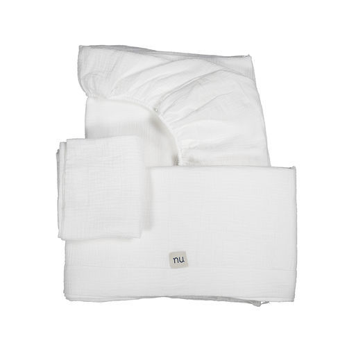 棉质床单 - Cotton bed sheet - NU Furniture - 用于摇篮 / 用于婴儿