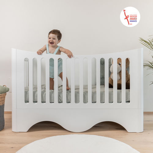 成长型婴儿床 - Wave cot - NU Furniture - 单人 / 现代风格 / 可定制