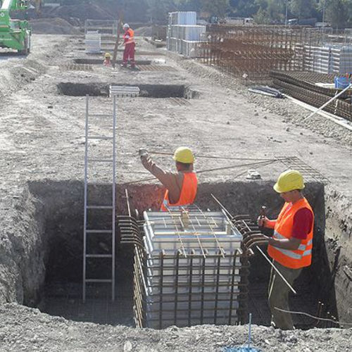 模块化模架 - ROBUSTA-GAUKEL GmbH & Co. KG - 永久性 / 金属板 / 自承重带孔地板