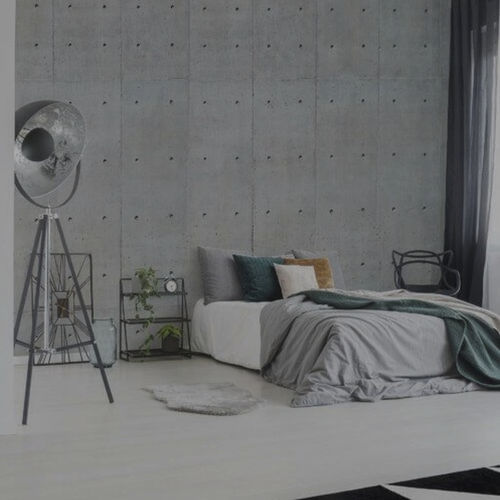 仿混凝土墙面材料 - ANDOWALL - Concrete Design - 用于室内 / 用于室外 / 腈纶织物