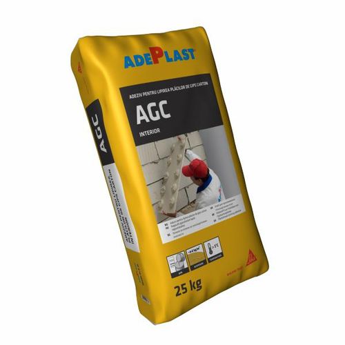 粘贴式砂浆胶合剂 - AGC  - AdePlast - 用于石工 / 用于石膏板 / 水泥