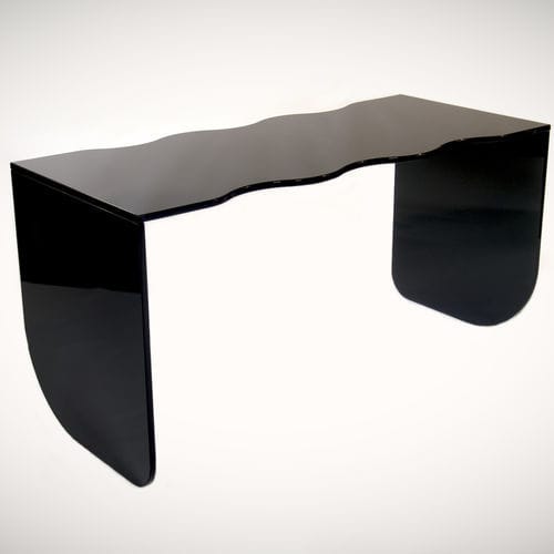 现代桌 - DESKS - Transparent Design SRL - 玻璃 / 玻璃桌脚 / 长方形