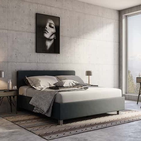 双人床 - Swissbed Expression - Swissflex - 现代风格 / 组合式 / 布料