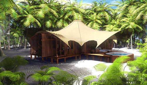 预制房屋 - POIVRE ISLAND, SEYCHELLES - PT-Touchwood - 生物气候建筑 / 现代风格 / 带露台