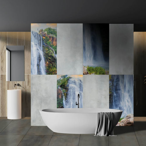 陶土装饰面板 - WATERFALL - BRENNERO CERAMICHE - 室内装潢 / 3D / 印花