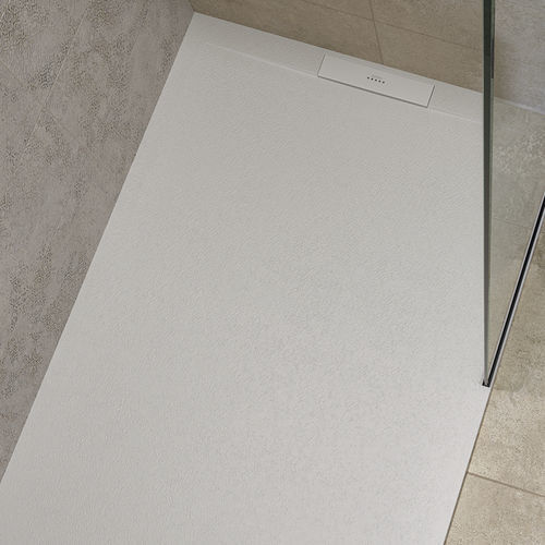 长方形淋浴房底盆 - WEST - ZENON SMART SOLID SURFACE - 放置式 / 坚硬表面 / 防滑