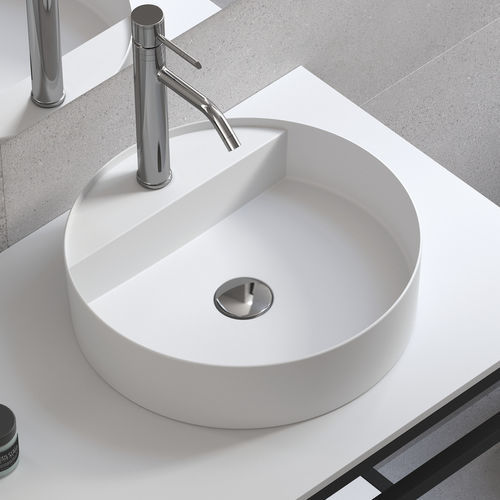 台上盆 - RIN TL - ZENON SMART SOLID SURFACE - 坚硬表面 / 抗菌 / 圆形
