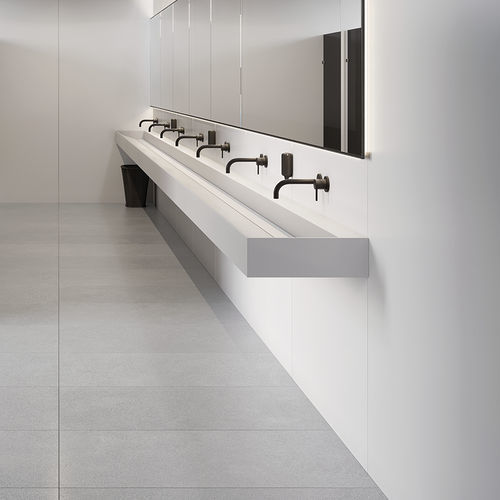 悬挂式台盆 - ANATOLIA PROJECT - ZENON SMART SOLID SURFACE - 坚硬表面 / 抗菌 / 哑光效果