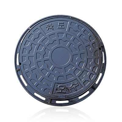 铸铁窨井盖 - B125 - Hebei Zhenhan Casting Co.,Ltd - 圆形 / 用于集成盖