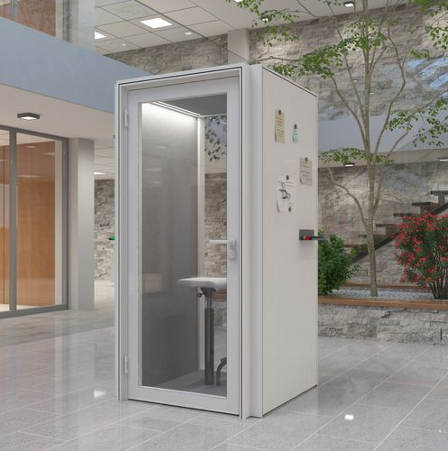 商用电话亭 - ALNO POD SMALL - ALN Office - Altinbölme Partition Wall - 玻璃 / 木质 / 铝制