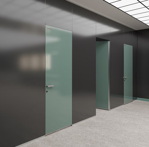 层压板卫生间隔间 - ALNO CUBICLE - ALN Office - Altinbölme Partition Wall - HPL / 玻璃 / 木质