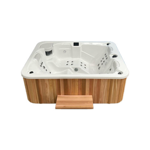 暗装水疗浴缸 - Premium Mini WiFi - Urban Cedar Hot Tubs and Saunas - 地上 / 长方形 / 三人座
